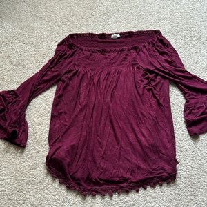 Off shoulder blouse